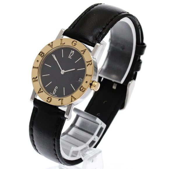BVLGARI BVLGARIBVLGARI BB30SGLD YG bezel date Quartz Boy's Watch - Picture 2 of 7